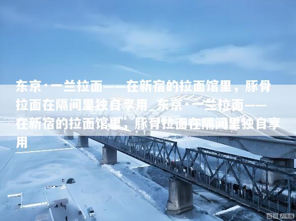 东京·一兰拉面——在新宿的拉面馆里，豚骨拉面在隔间里独自享用_东京·一兰拉面——在新宿的拉面馆里，豚骨拉面在隔间里独自享用